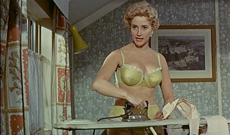 Liz Fraser in her underwear, there.