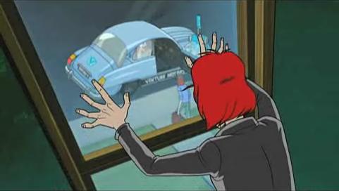 The Monarch watches Dr. Venture depart.