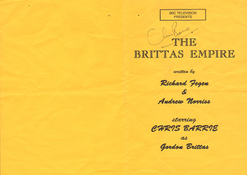 Brittas leaflet - Cover