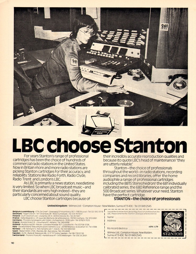 LBC choose Stanton - advert