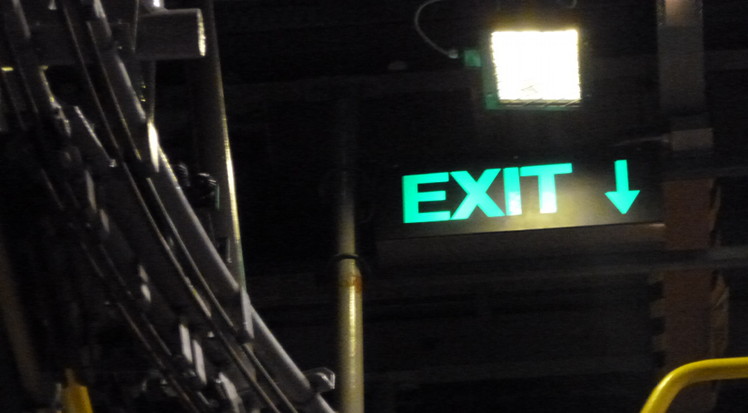 TC5 Exit sign