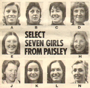 Select Seven Girls From Paisley