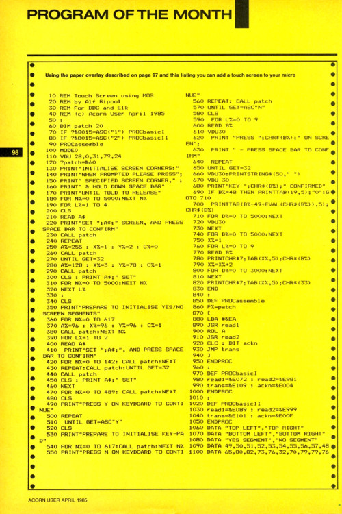 Acorn User 1985, Page 2