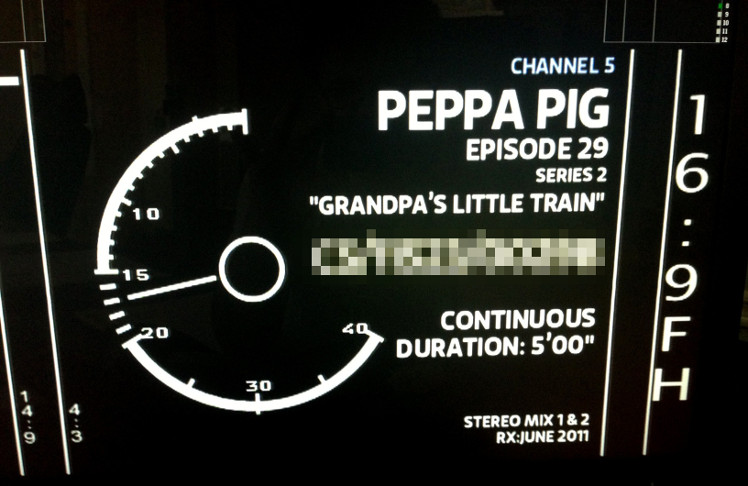 Peppa Pig VT clock