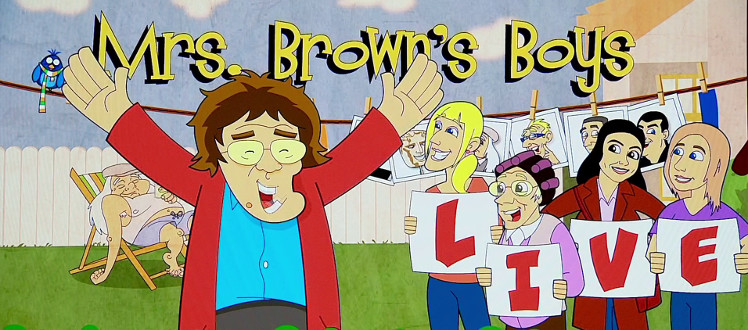Mrs Brown's Boys Live title screen