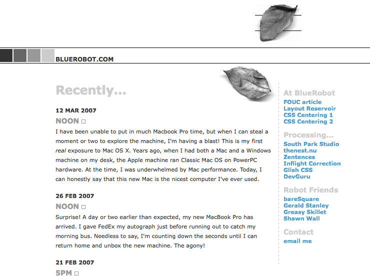 Screenshot of BlueRobot