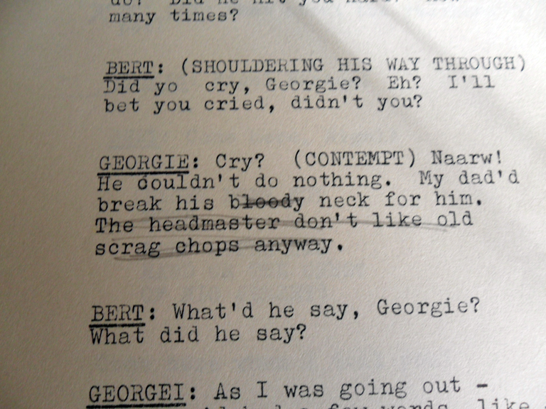 Photo of this part of script
