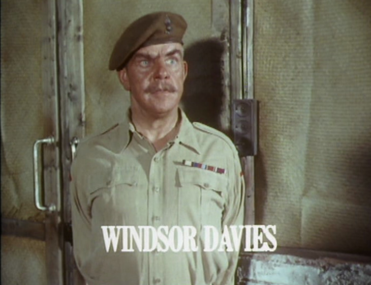 Windsor Davies, series