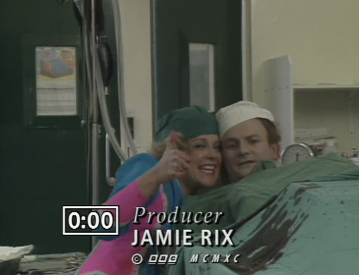 Anna Daptor in the operating theatre
