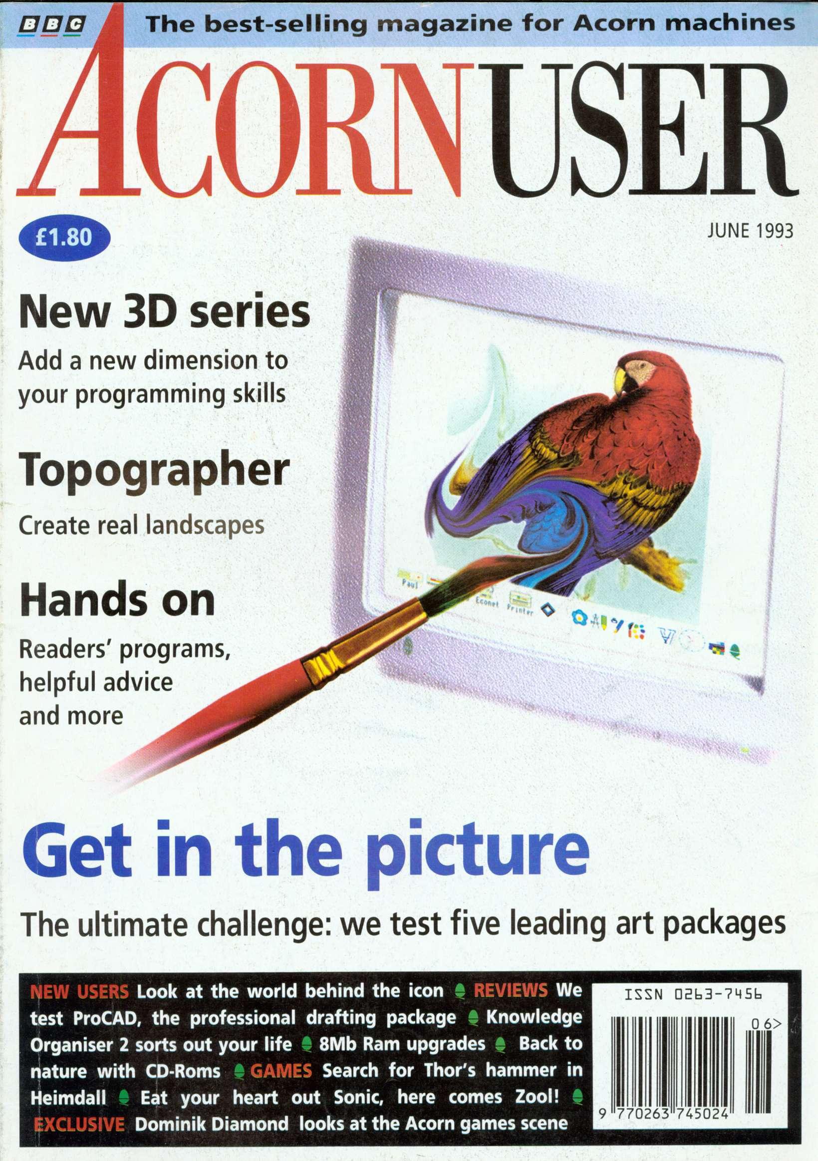 Acorn User - June 1993 cover
