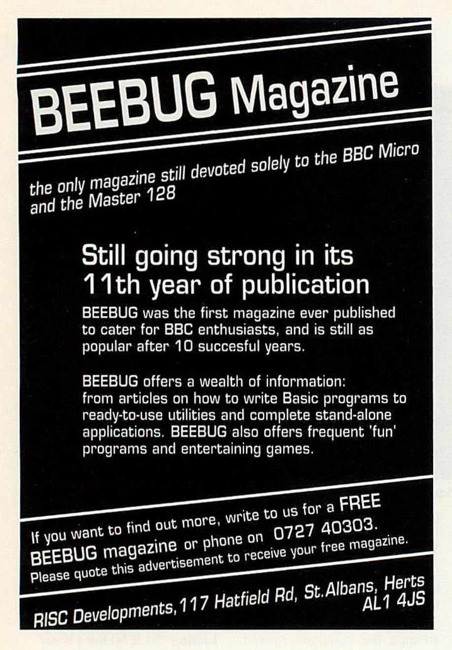 Beebug Magazine advert