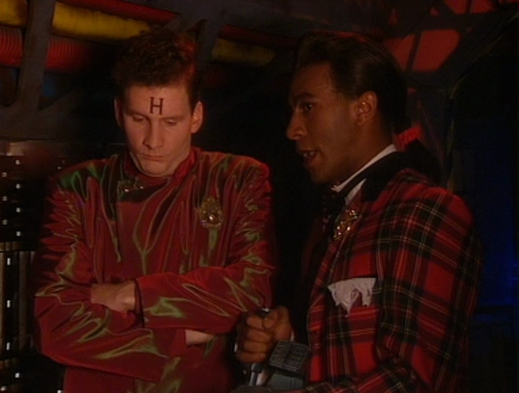 Rimmer and Cat in The Inquisitor