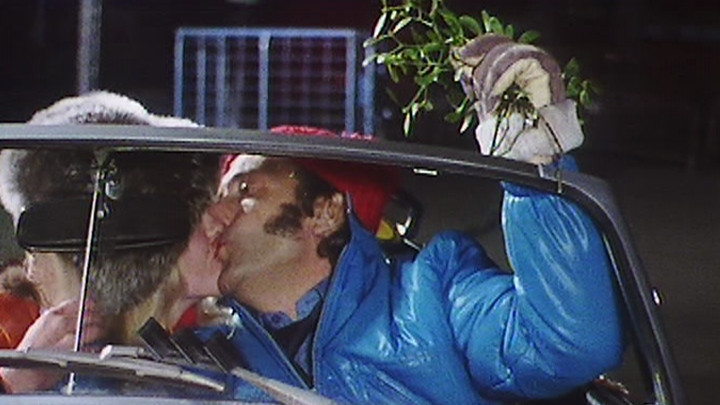 Harold Steptoe kissing a BIRD in his CAR, from the last episode of Steptoe and Son