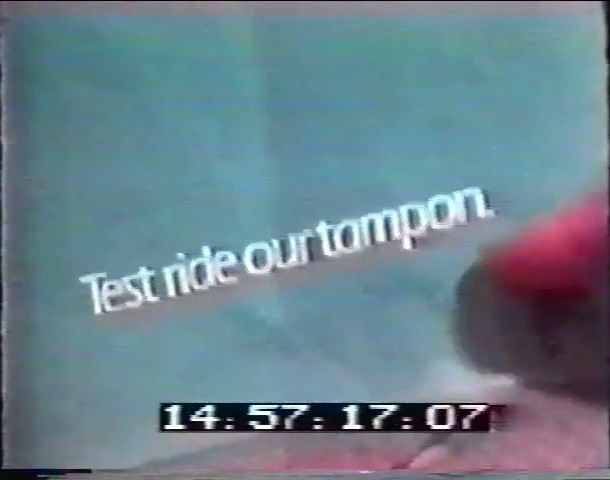 Test Ride Our Tampon advert