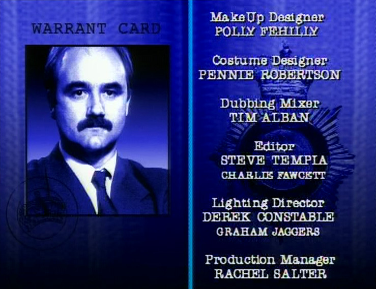The Thin Blue Line credits on DVD