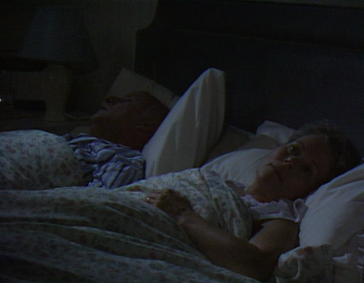 Victor and Margaret in bed from Timeless Time, light off