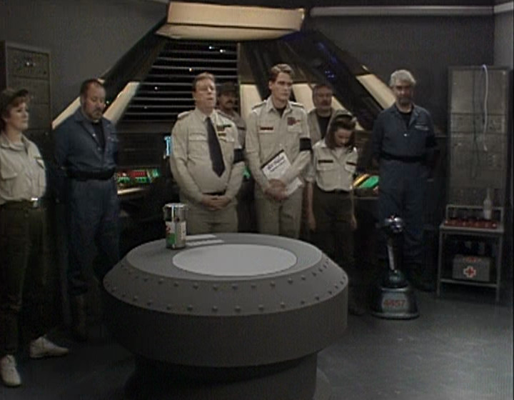 Drive Room table in Red Dwarf, the same