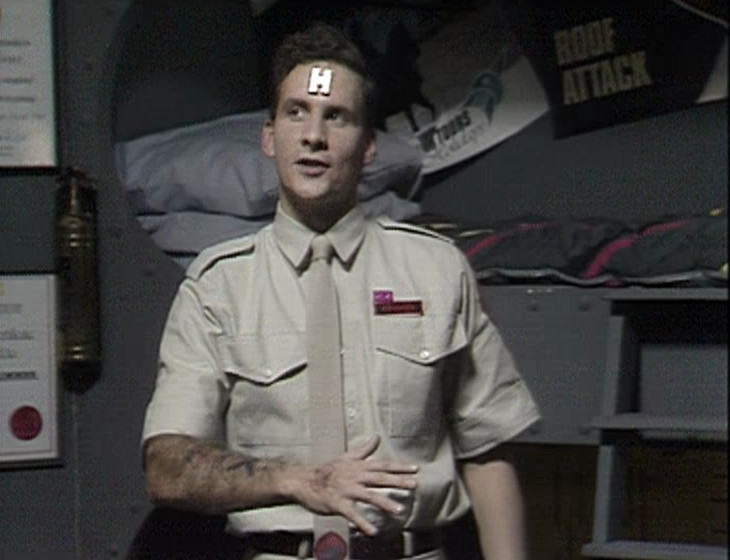 Rimmer still talking to a disembodied voice