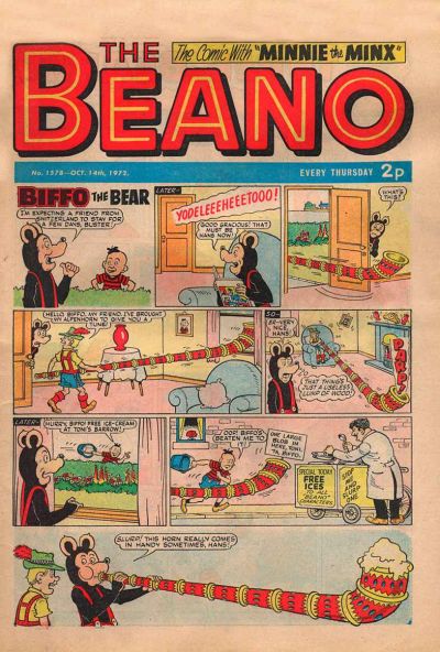 Full cover of The Beano, Issue 1578